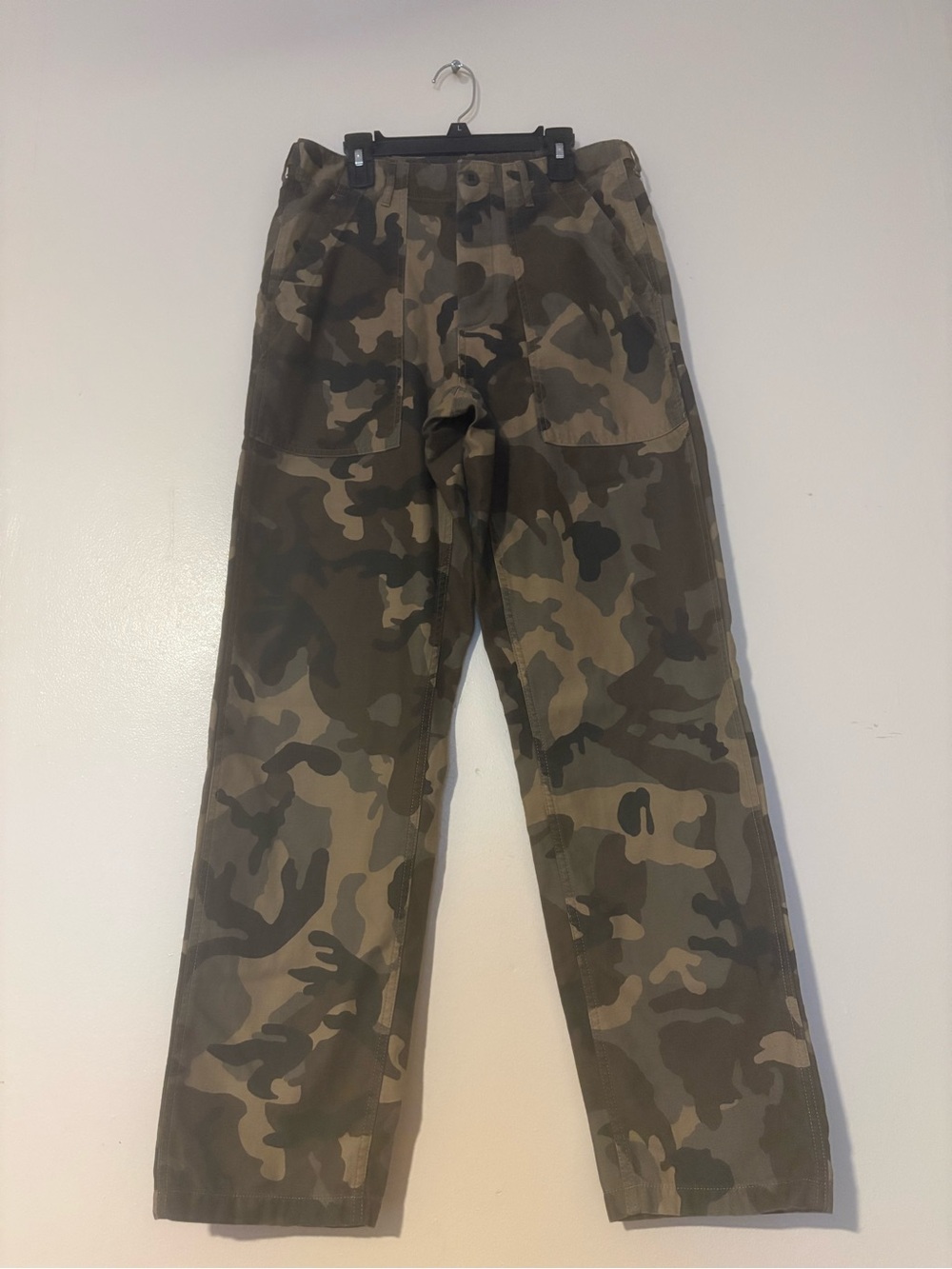 Women's Olive Camo Cargo Pants with Utility Pockets